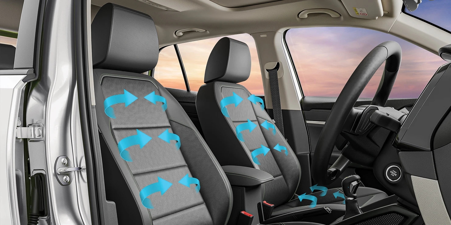 Electrically adjustable driver seat