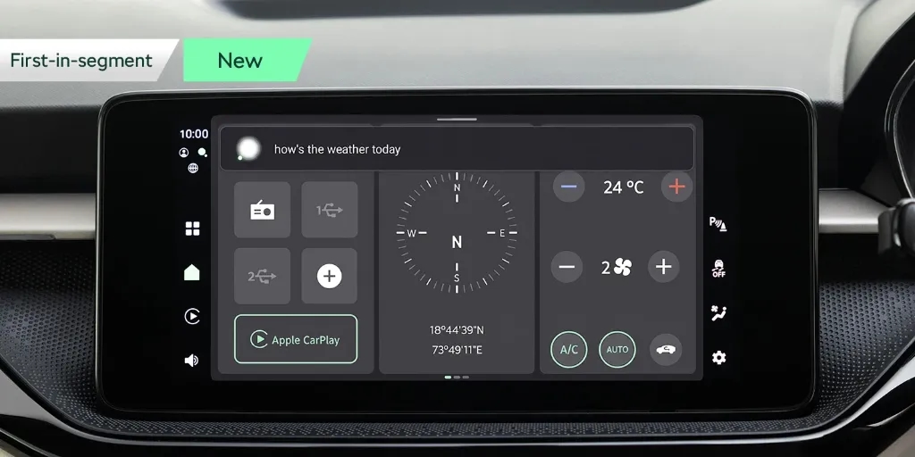 25.4 cm Touchscreen Infotainment